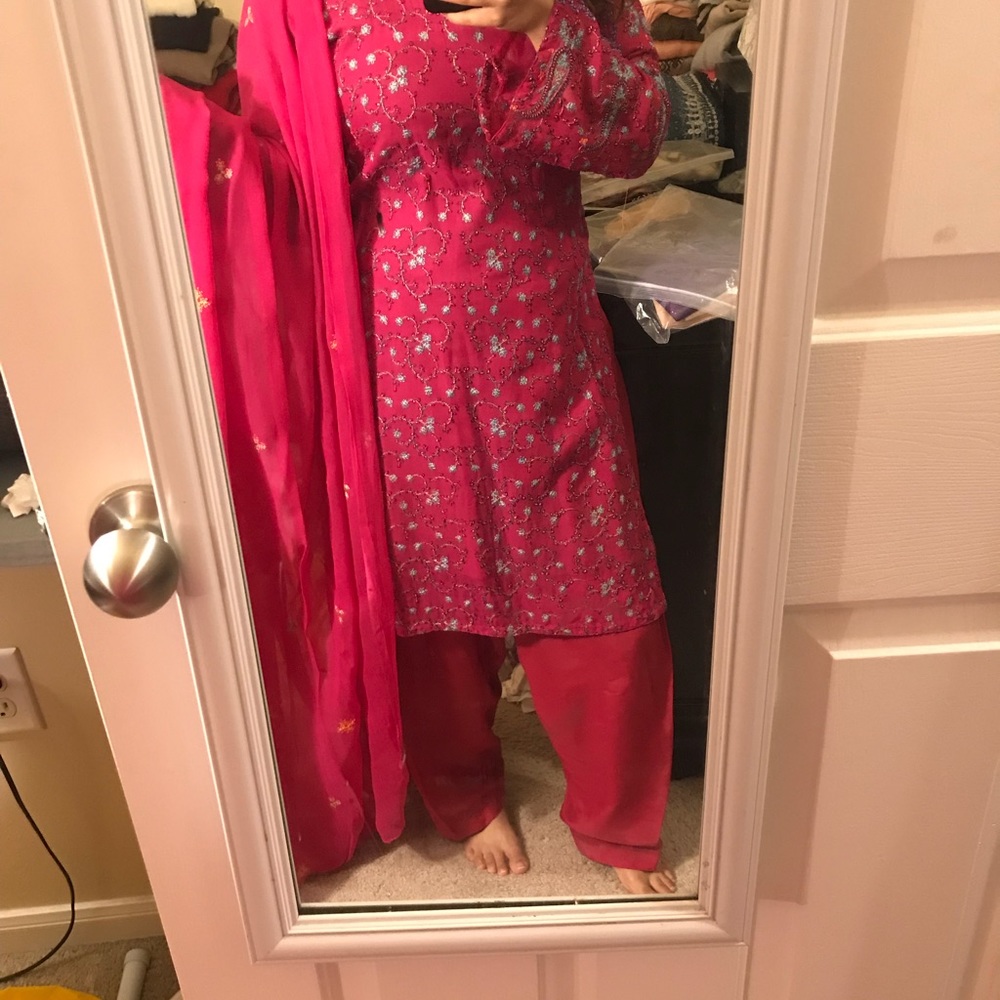 3-Piece Kashmiri Karhai Shalwar Kameez Suit